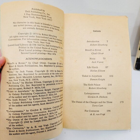 Vtg Roberty Silverberg Books Deep Space Beyond Control Science Fiction Bestiary - Picture 5 of 9